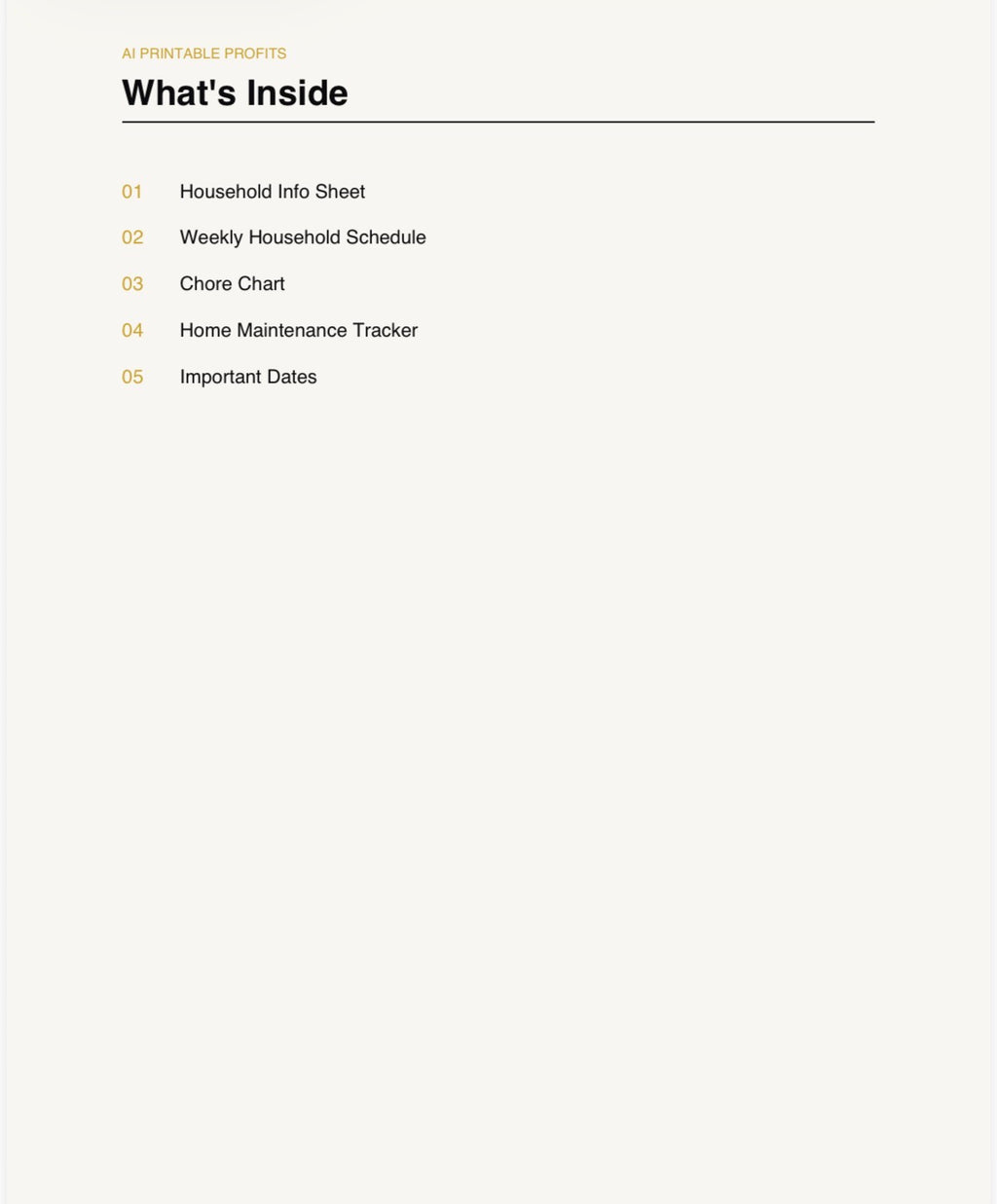 The Home Management Binder