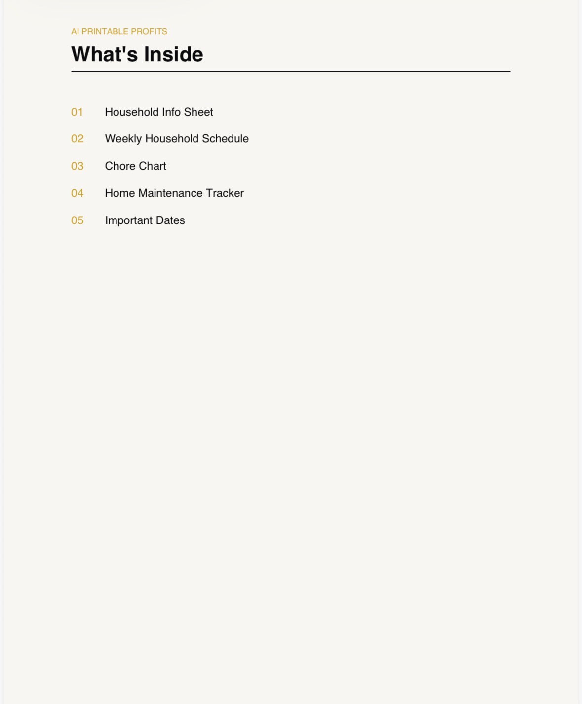 The Home Management Binder