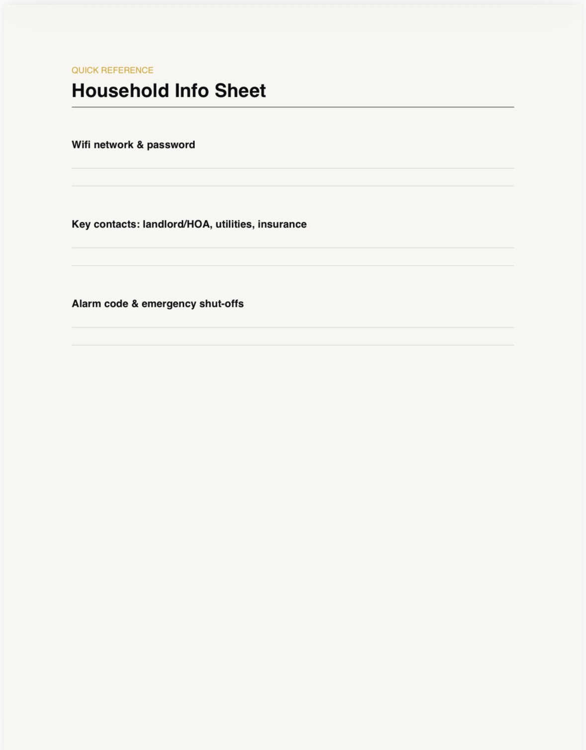 The Home Management Binder