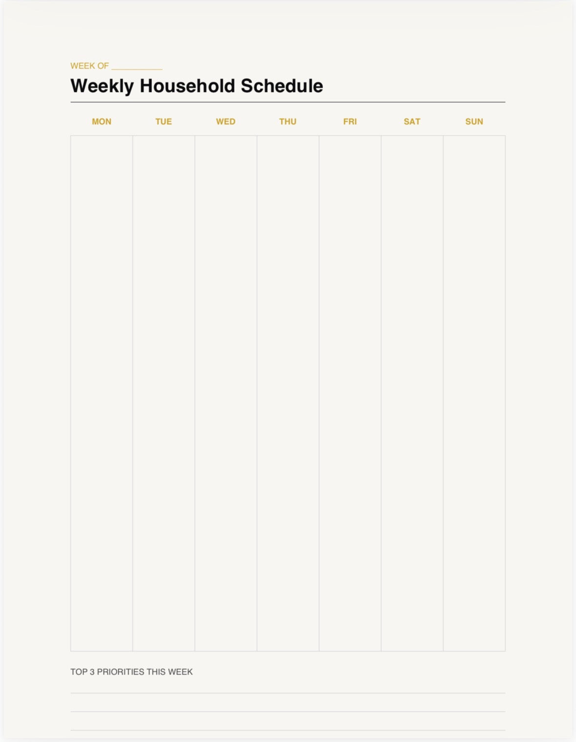 The Home Management Binder