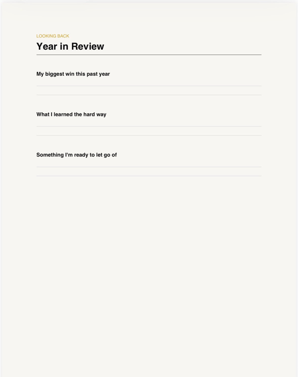 New Year Vision & Goal Setting Kit
