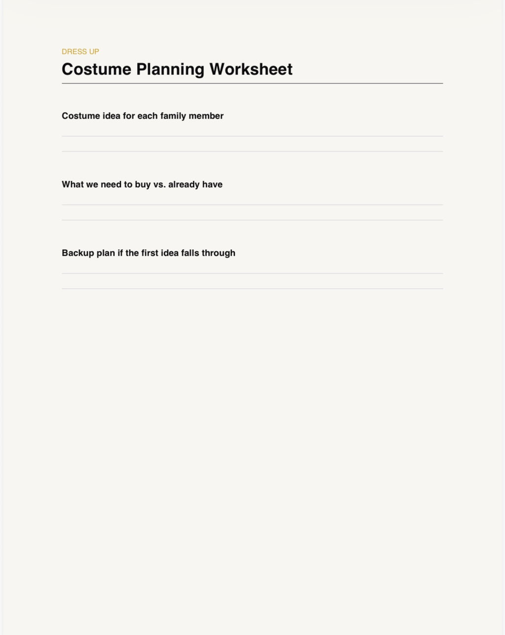 Halloween Planner & Party Pack