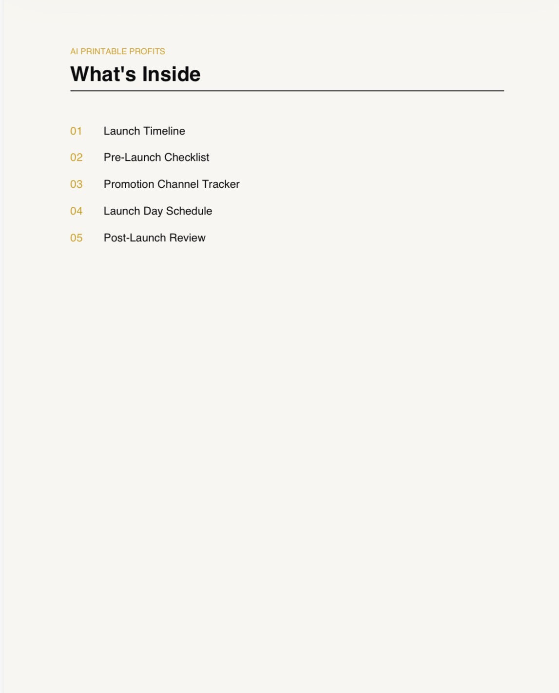 Product Launch & Promotion Planner