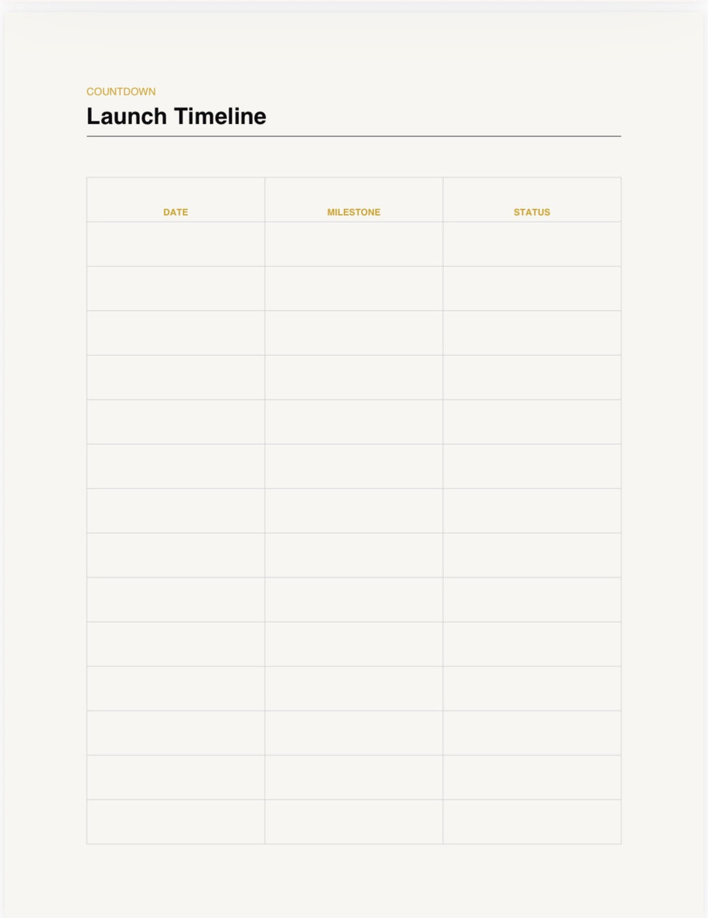 Product Launch & Promotion Planner