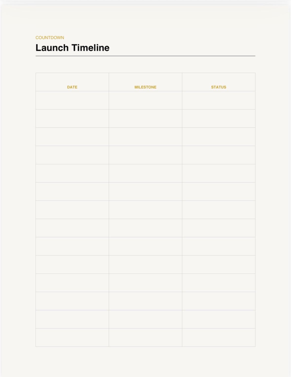 Product Launch & Promotion Planner