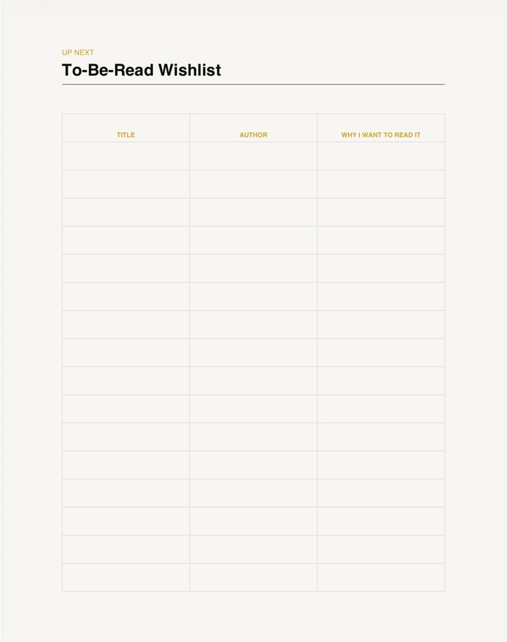 Reading Journal & Book Tracker