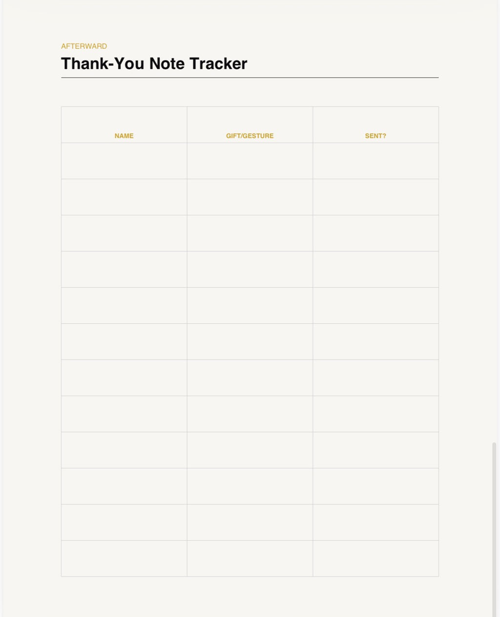 Thanksgiving & Holiday Hosting Planner