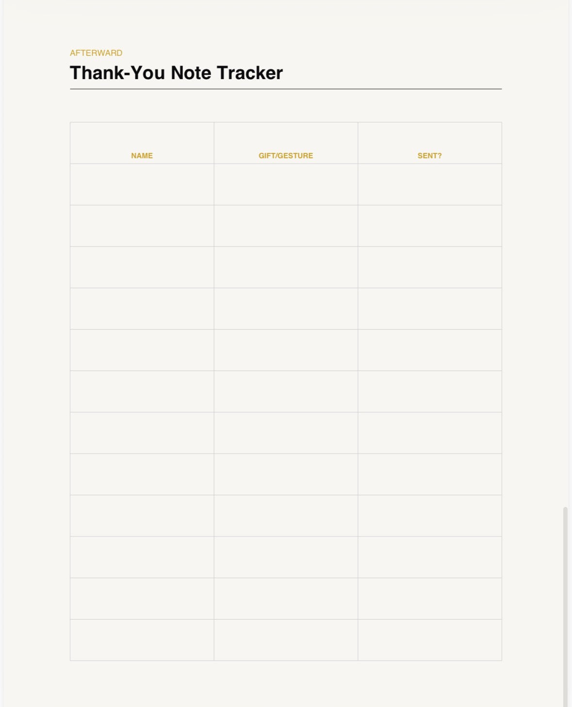 Thanksgiving & Holiday Hosting Planner